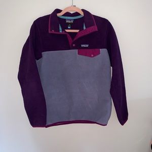 Patagonia Synchilla Snap-T Pullover purple